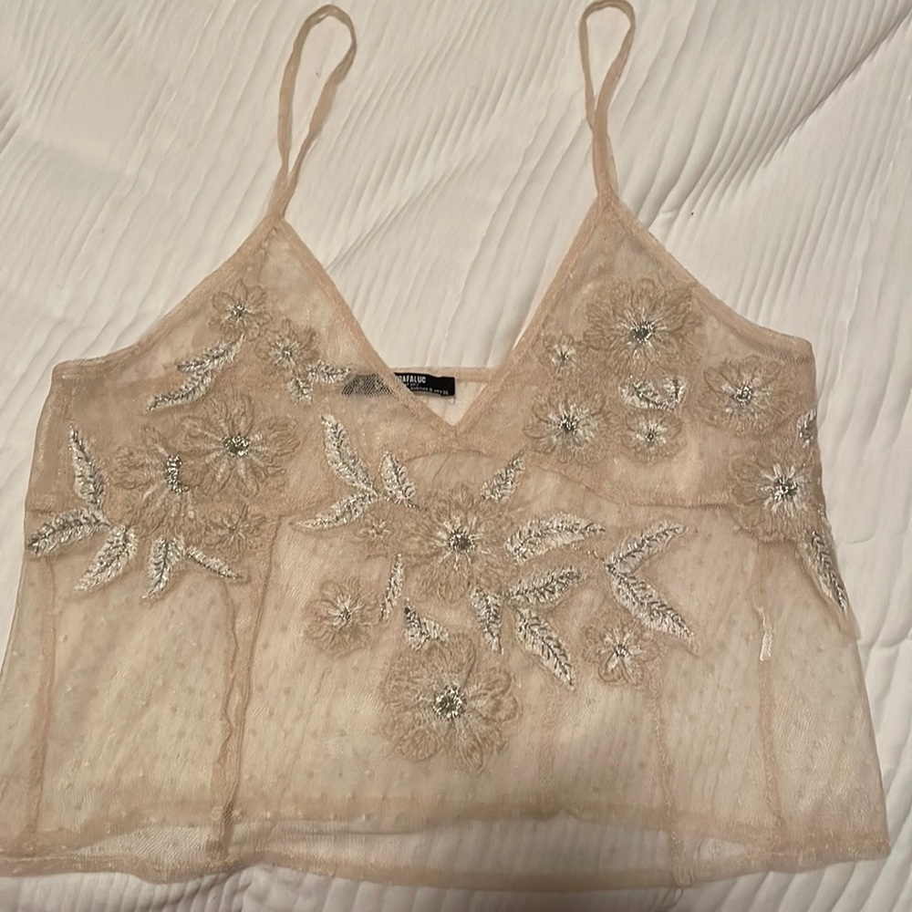 Zara Mesh Tank